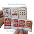 Festive Christmas Gift Tag Stickers | 50 Pack