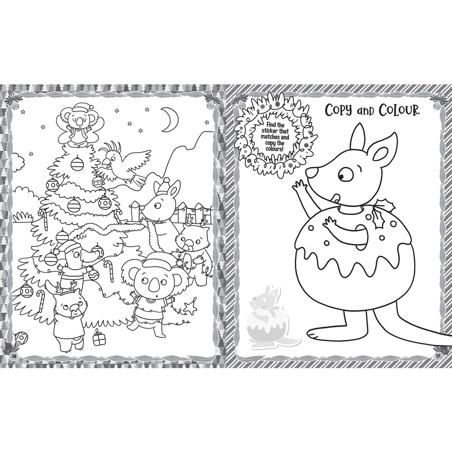 Christmas In Australia ultimate sticker book