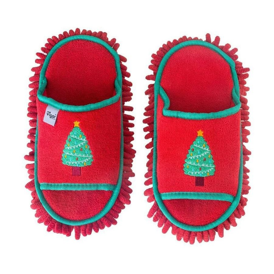 Christmas Tree Microfibre Slippers