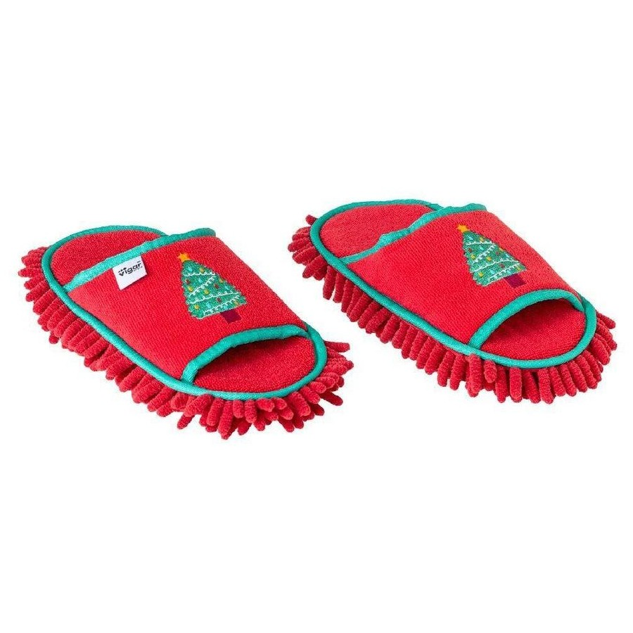 Christmas Tree Microfibre Slippers