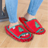 Christmas Tree Microfibre Slippers