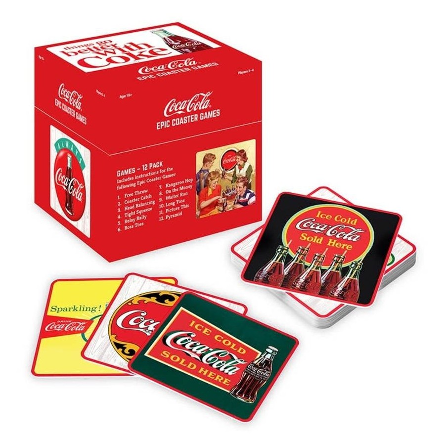 Coca-Cola Epic Coaster Games | 40 Coasters 12 Games