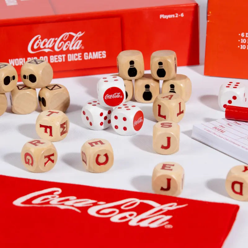 Coca-Cola World's Best Dice Games | 20 Games Travel Tin