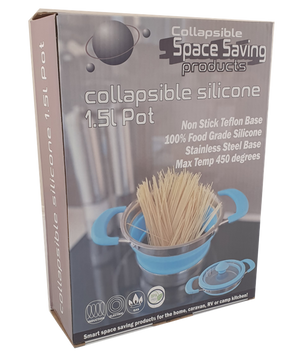 Collapsible Silicone Non Stick Pots