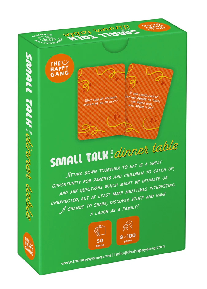 Conversation starters small talk at the dinner table