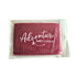 Pink Adventure Awaits cooling towel in reusable packaging, lightweight breathable fabric for keeping cool on hot days.