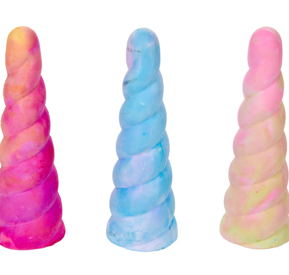 Crayola unicorn horns chalk rainbow colours