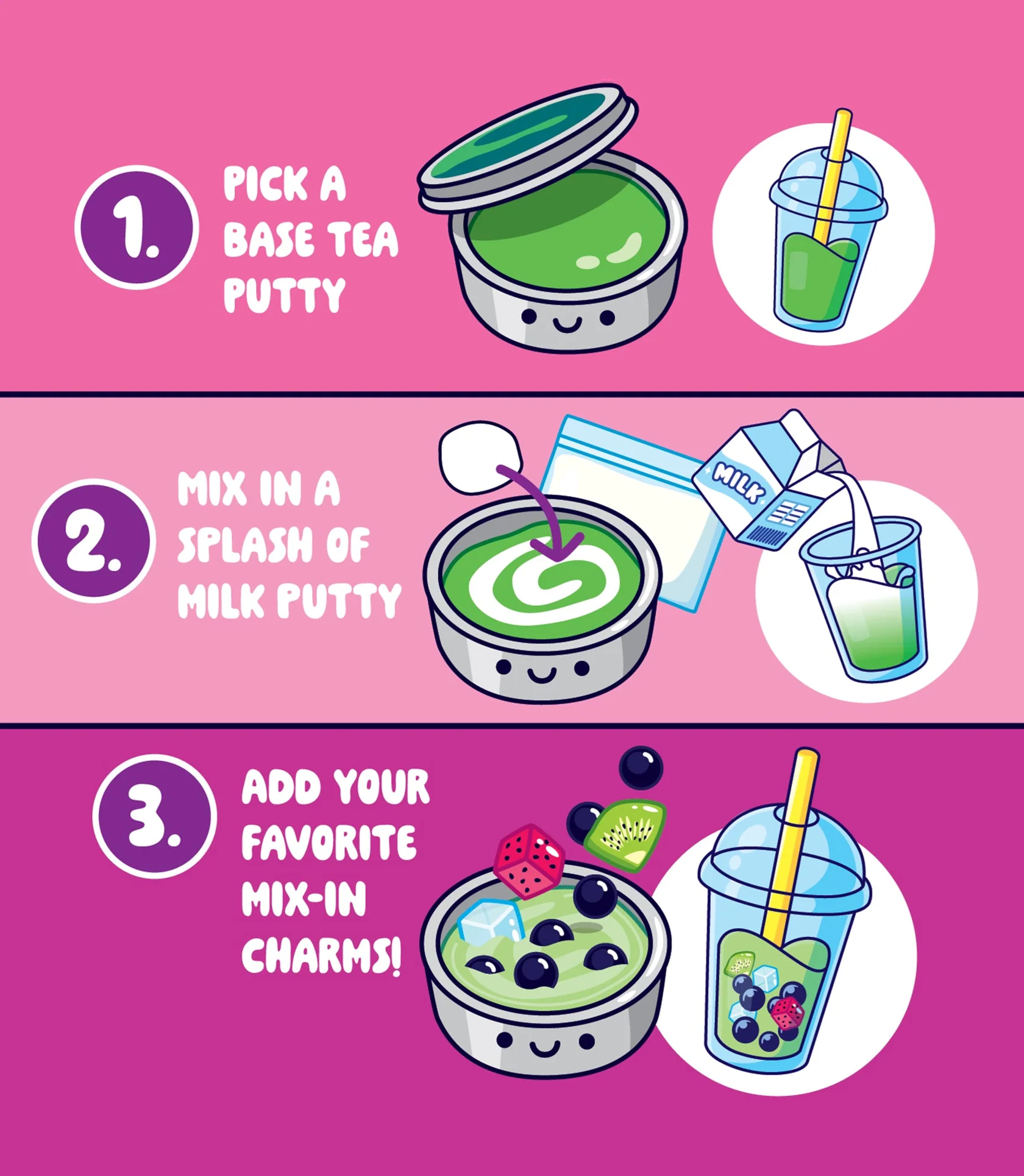 Crazy Aaron's Thinking Putty | Mixed By Me Boba Kit