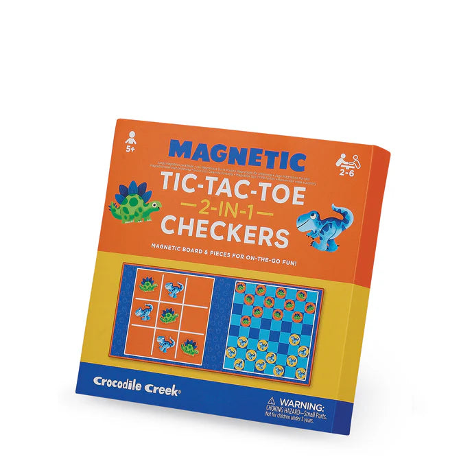 Magnetic Game | Tic Tac Toe And Checkers