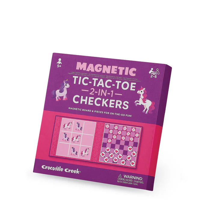 Magnetic Game | Tic Tac Toe And Checkers