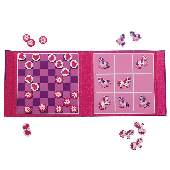 Magnetic Game | Tic Tac Toe And Checkers