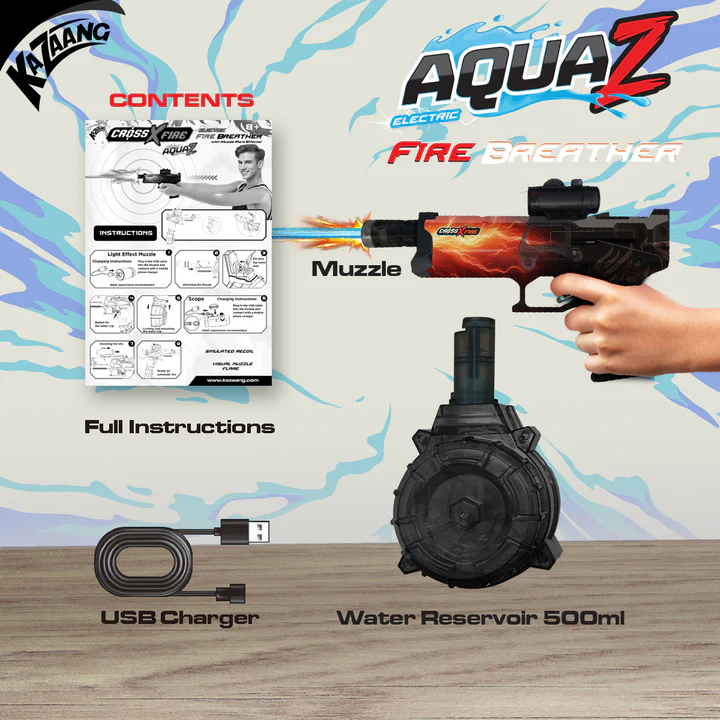 CrossXFire AquaZ Fire Breather Water Gun