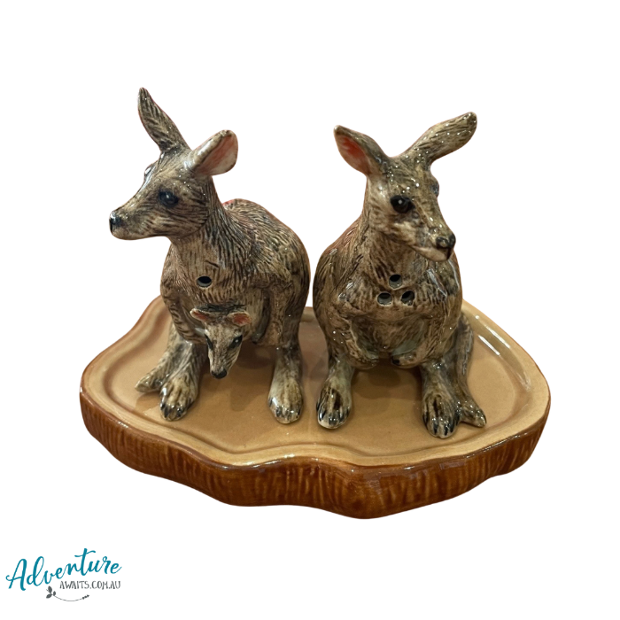 Porcelain salt and pepper shakers Australian animals