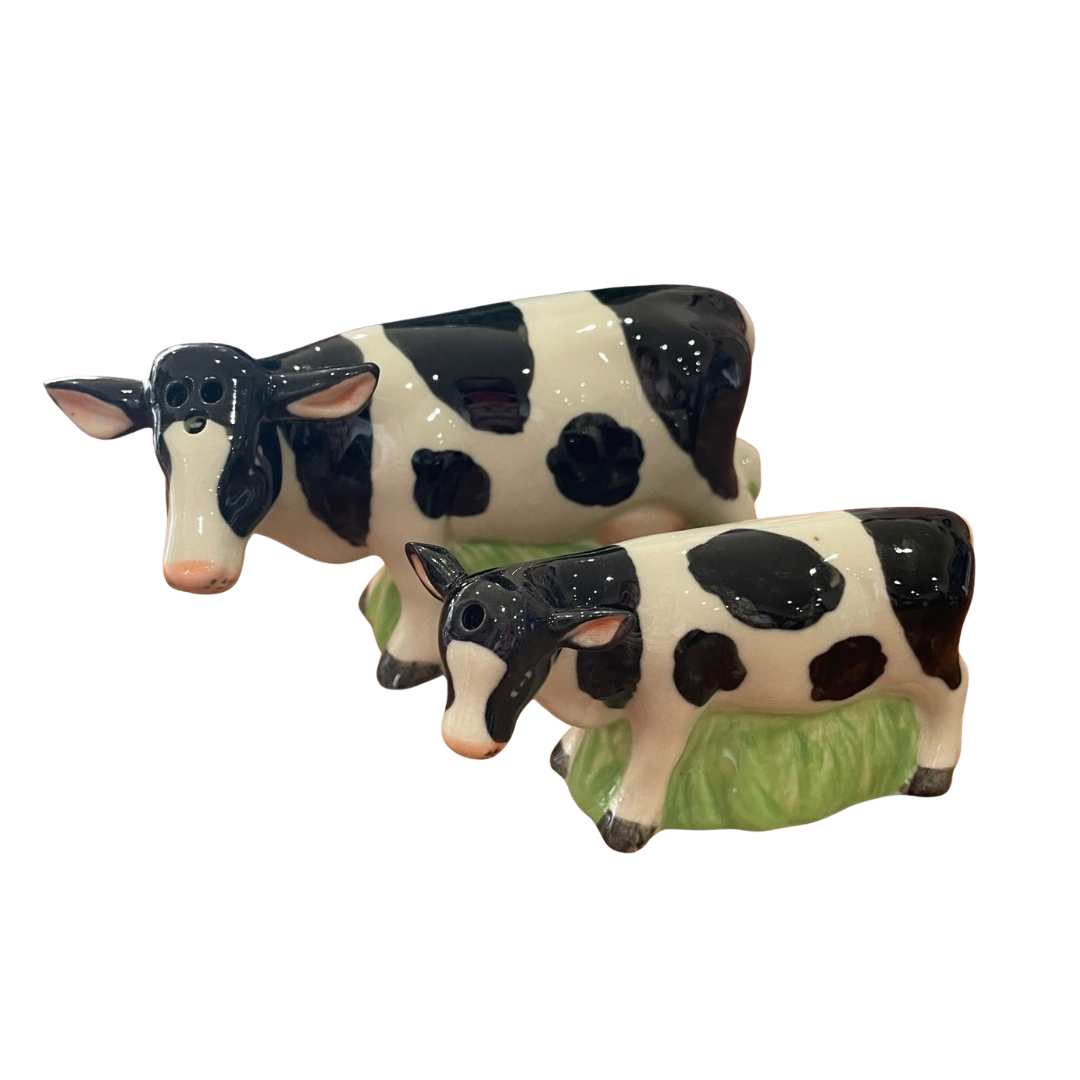 Unique Salt And Pepper Shakers | Cow 2 Piece