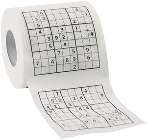 Do Not Disturb Sudoku Toilet Roll
