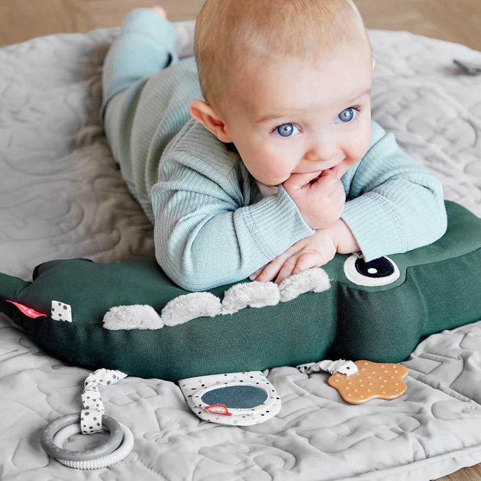 Done By Deer | Tummy Time Activity Toy Croco