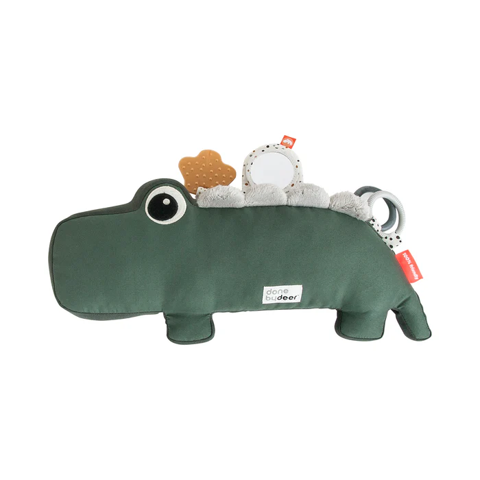 Done By Deer | Tummy Time Activity Toy Croco