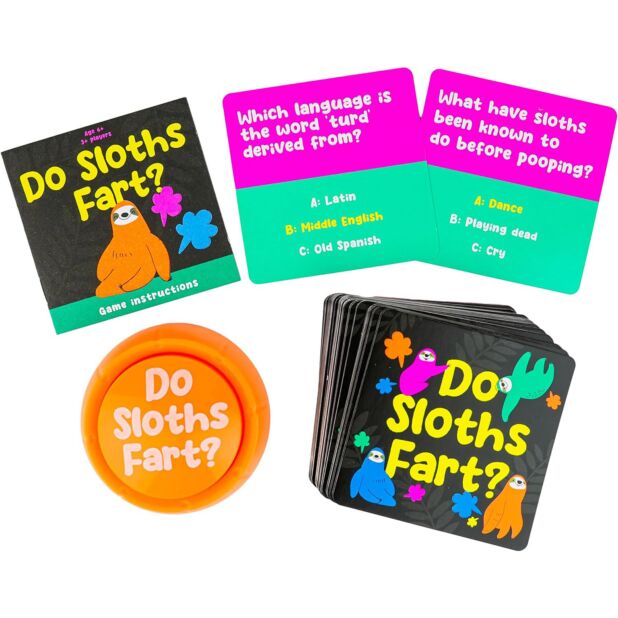 Do Sloths Fart? | The Fart-tastic Fast-paced Guessing Game