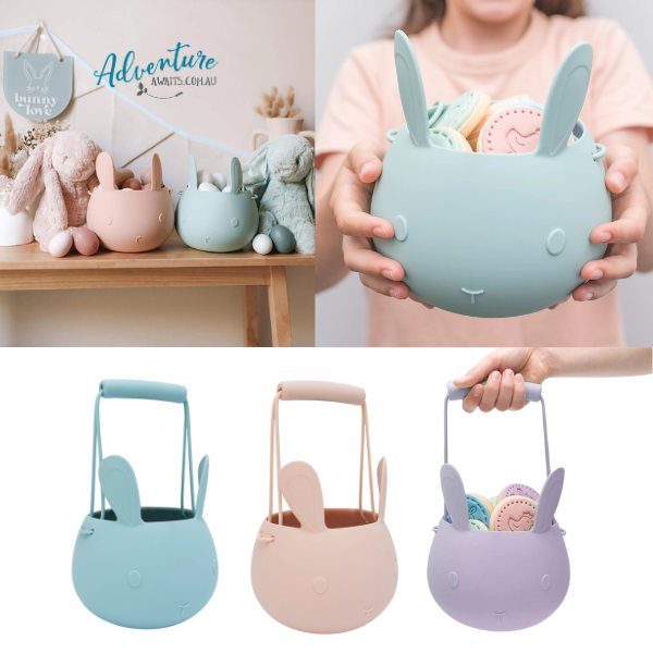 Bunny Silicone Basket | We Might Be Tiny