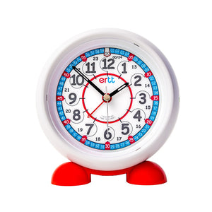EasyRead Time Teacher Alarm Clock | Red/Blue 24 hr Face
