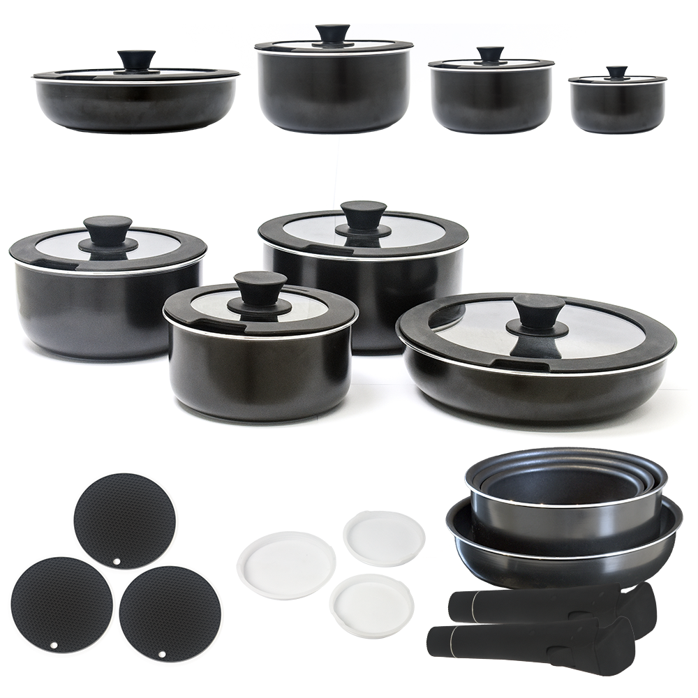 Easy Pack Pots | Stackable Smart Pot Set