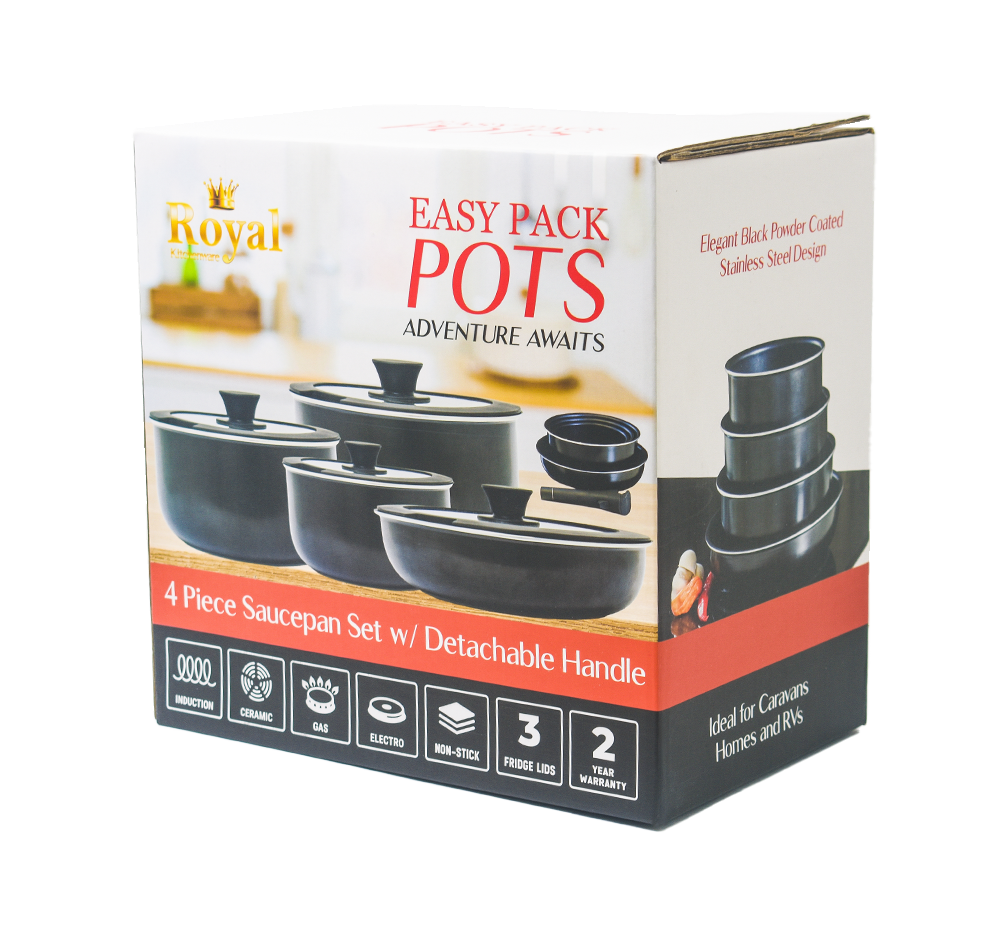 Easy Pack Pots | Stackable Smart Pot Set