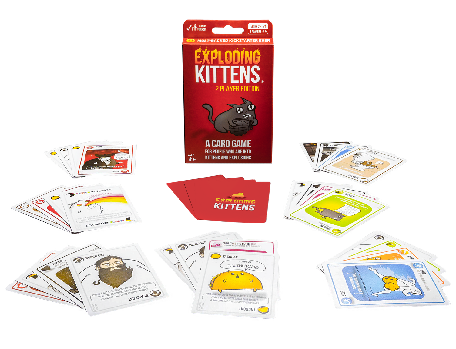 Exploding Kittens | 2 Player Edition