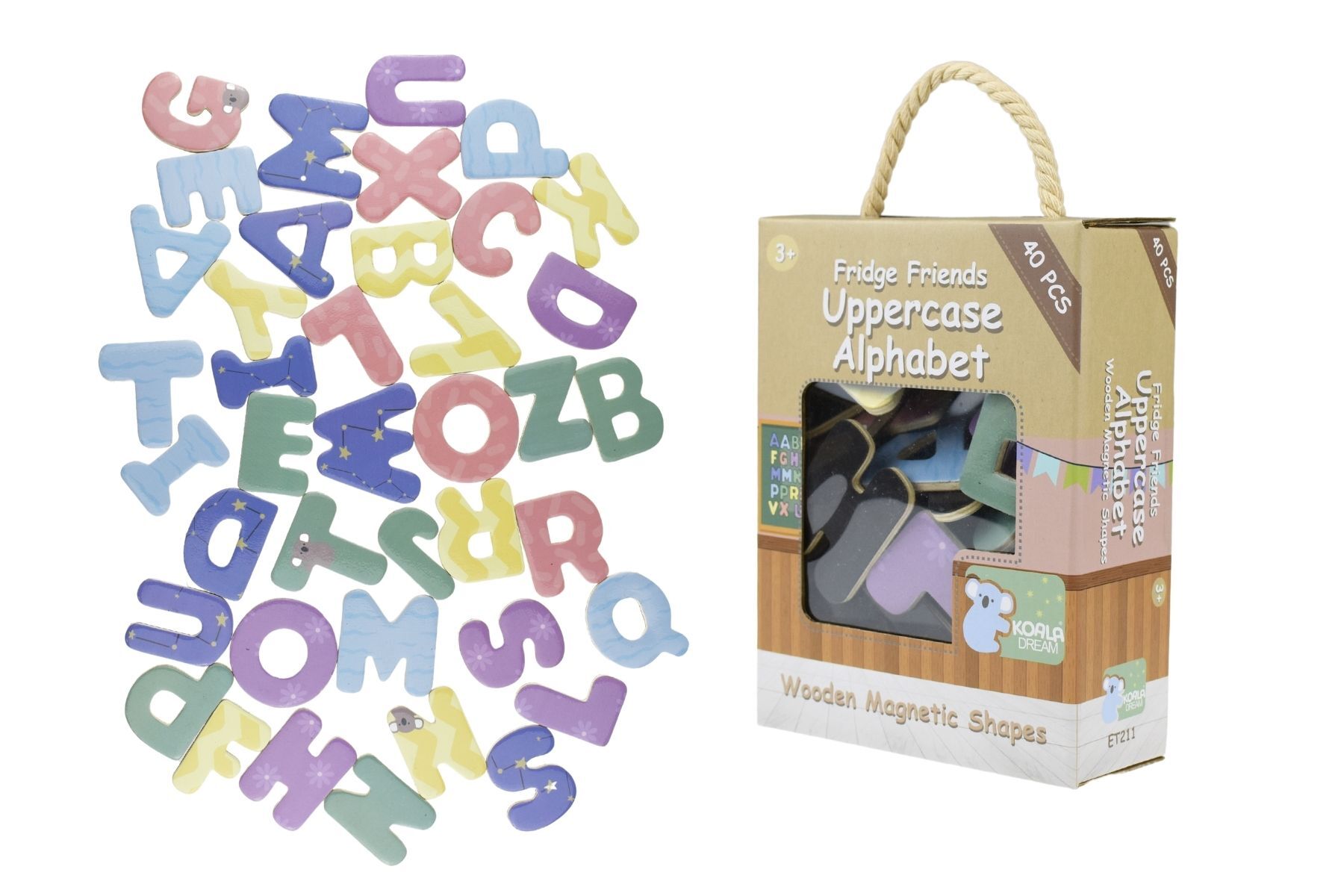 Fridge Friends Magnetic | Alphabet Uppercase 40 pcs