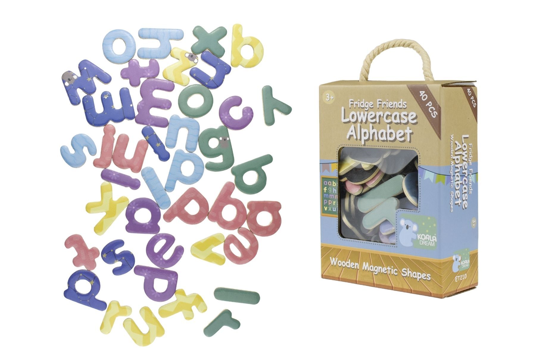 Fridge Friends Magnetic | Alphabet Lowercase 40 pcs