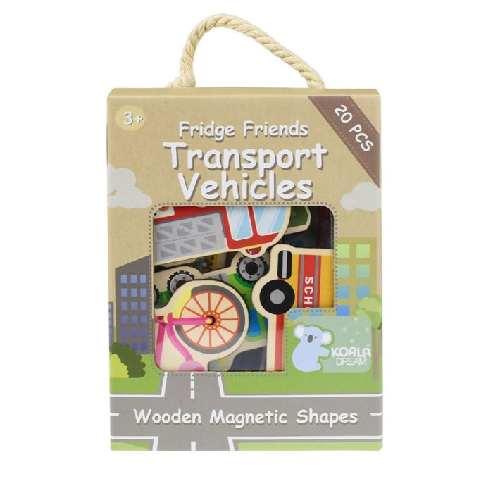 Fridge Friends Magnetic | Transport Vehicles 20 pcs