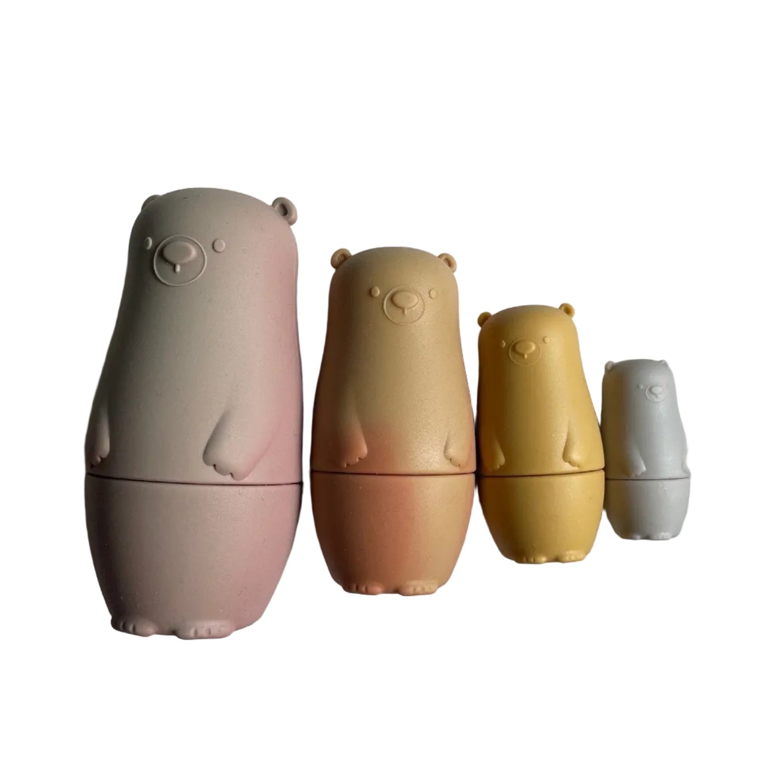 Silicone Bear Nesting Dolls | Food Grade