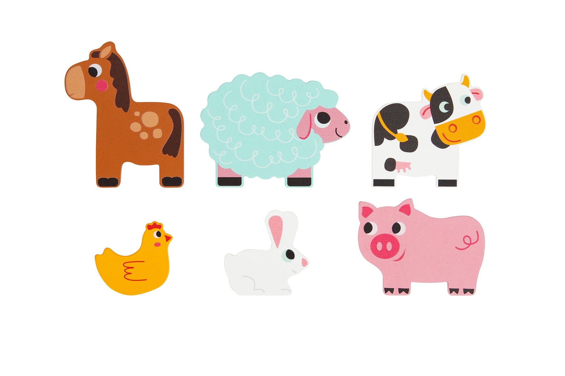 Farm Animal Multi-Layered Puzzle By Tooky Toy