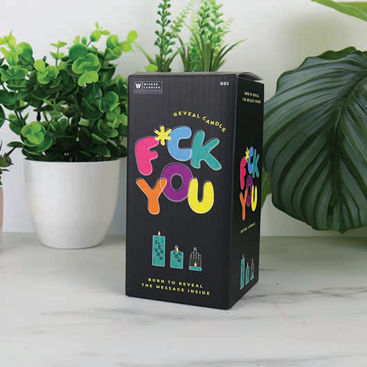 F*ck You Reveal candle