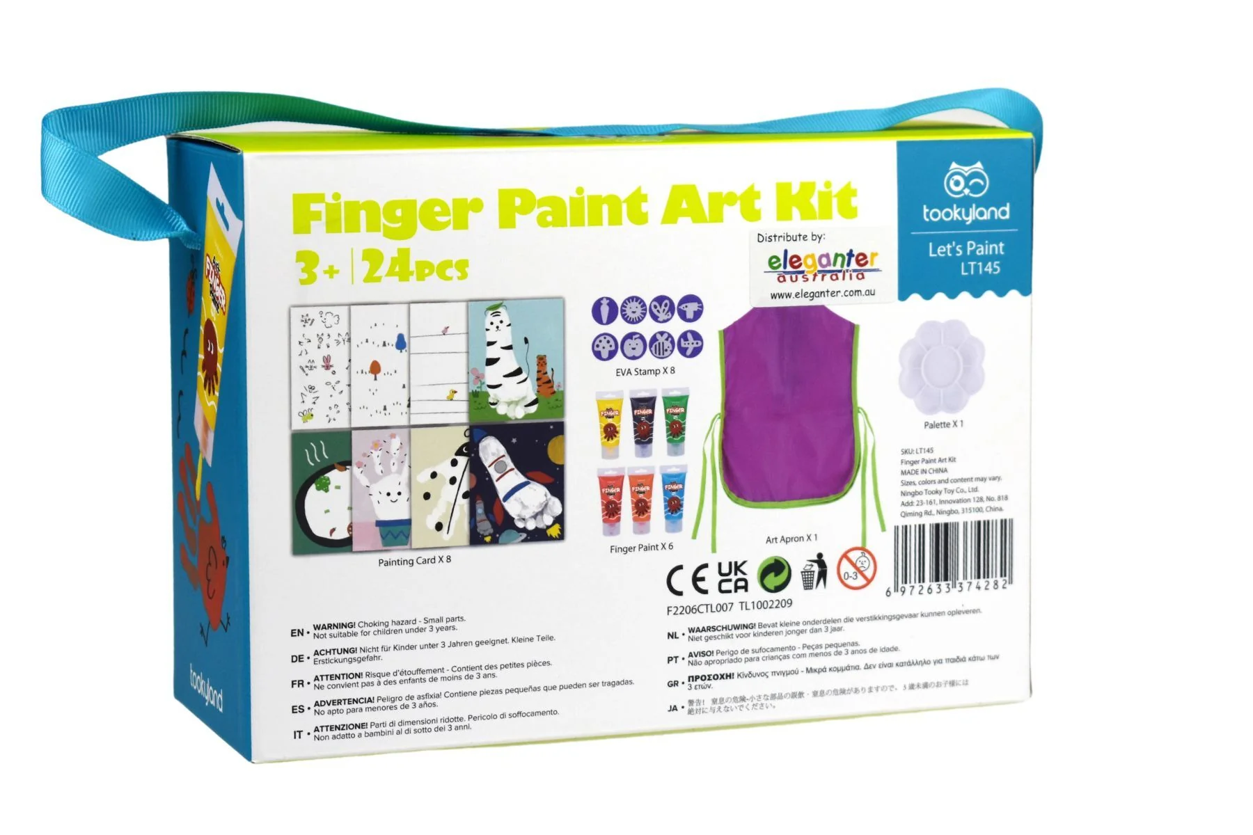 Finger Paint Art Kit 24 pieces