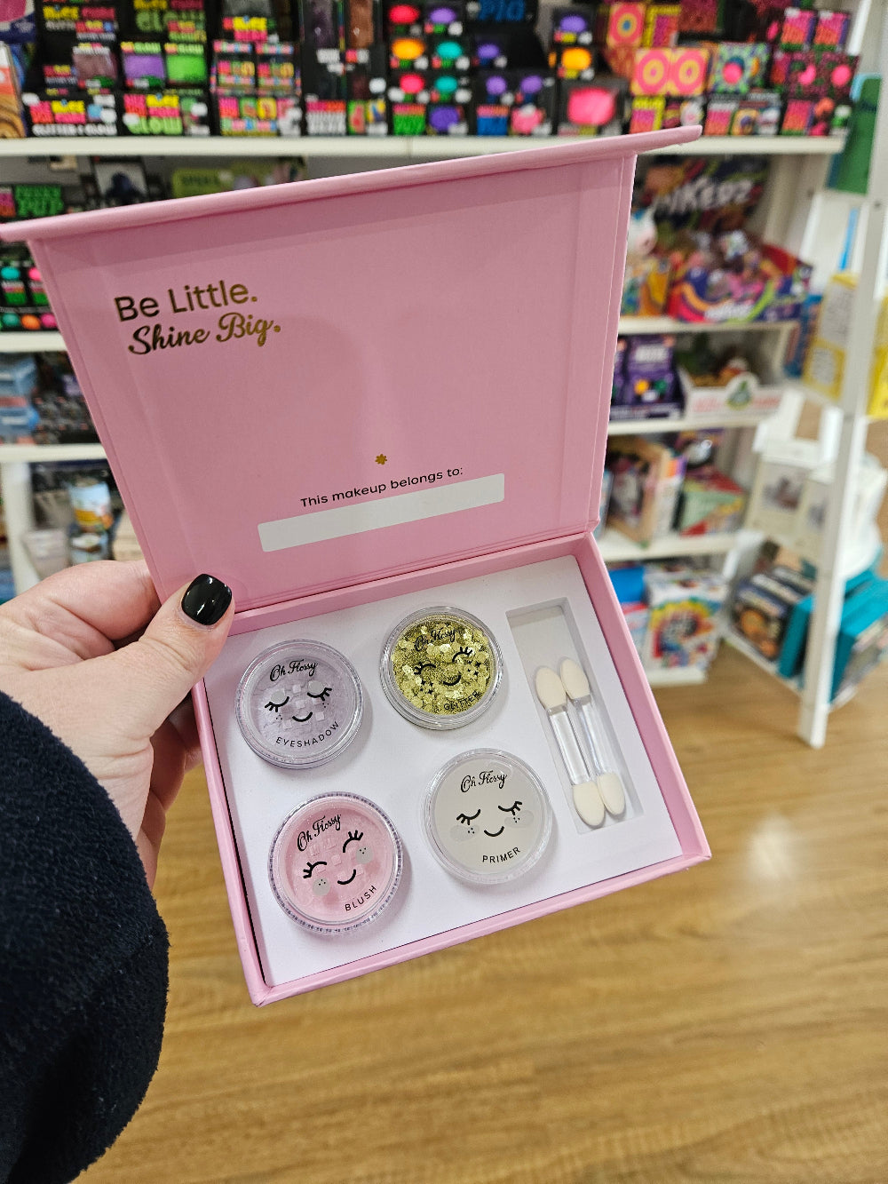 Fleur Harris Oh Flossy Garden of Dreams Natural Kids Makeup Set Open 