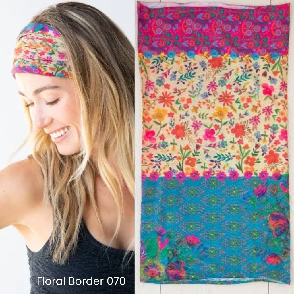 Boho Bandeau Headband | Natural Life | Multi-Way Hair & Neck Wrap