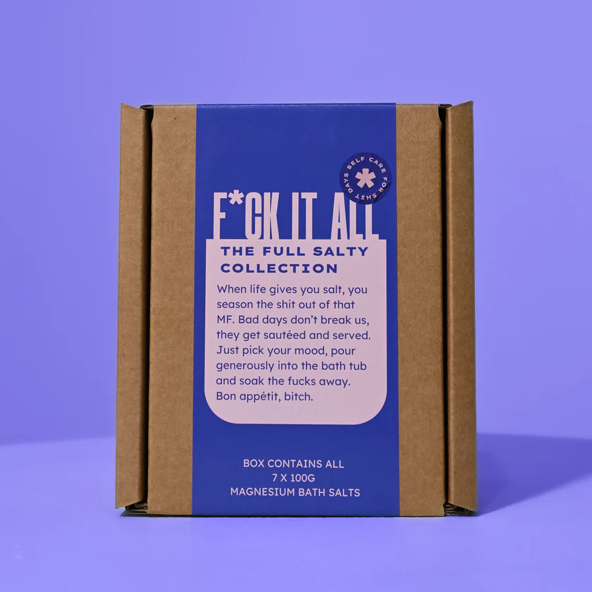 PRE ORDER Salty Vibes | F*uck It All Bath Salts Gift Box