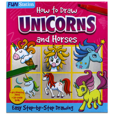 Fun Station | How To Draw Unicorns and Horses