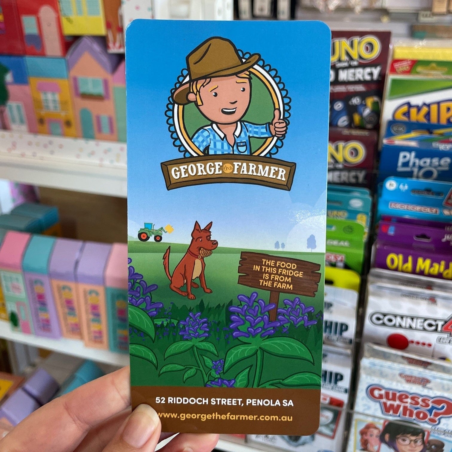 George The Farmer | Fridge Magnet
