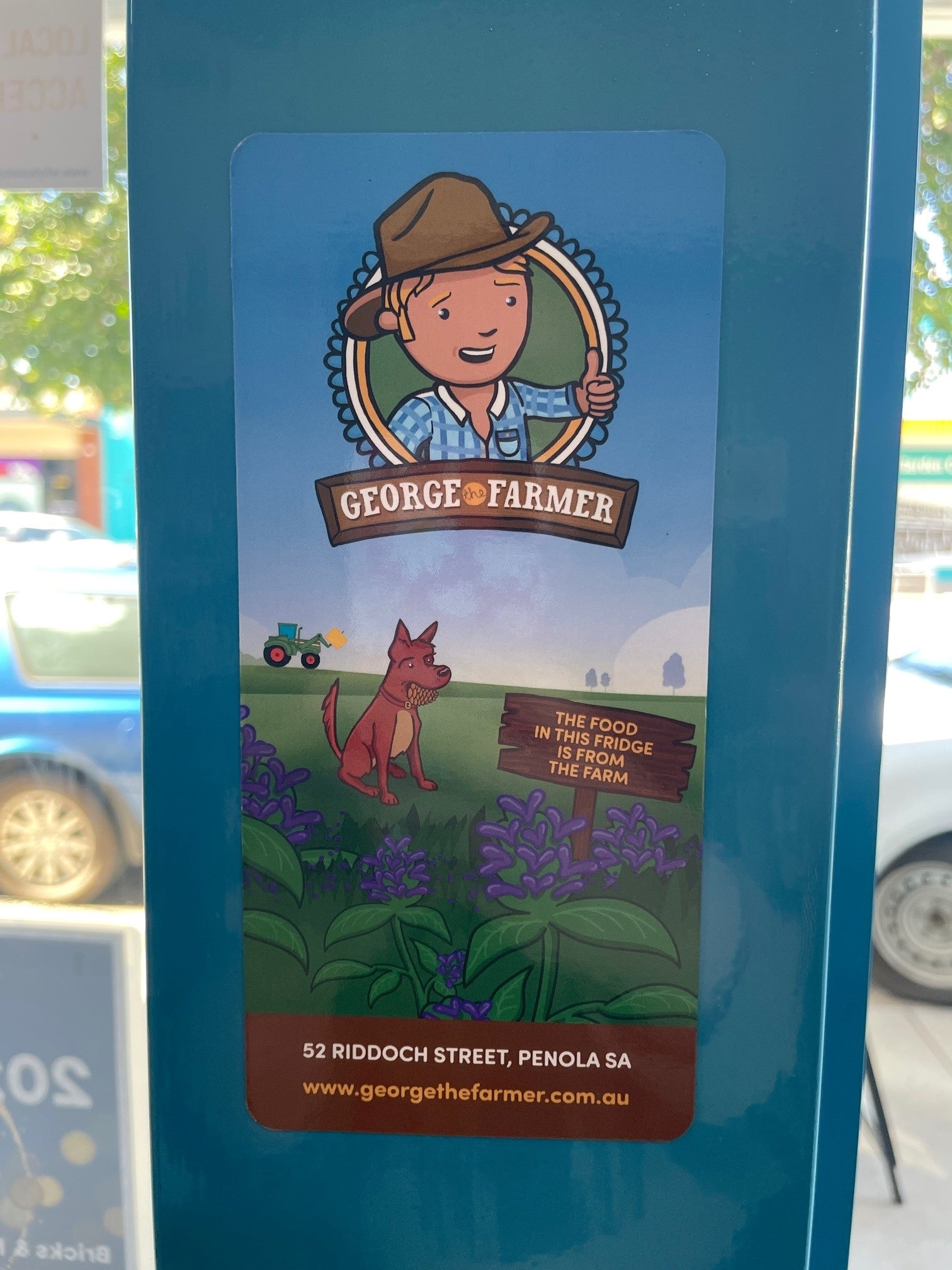 George The Farmer | Fridge Magnet