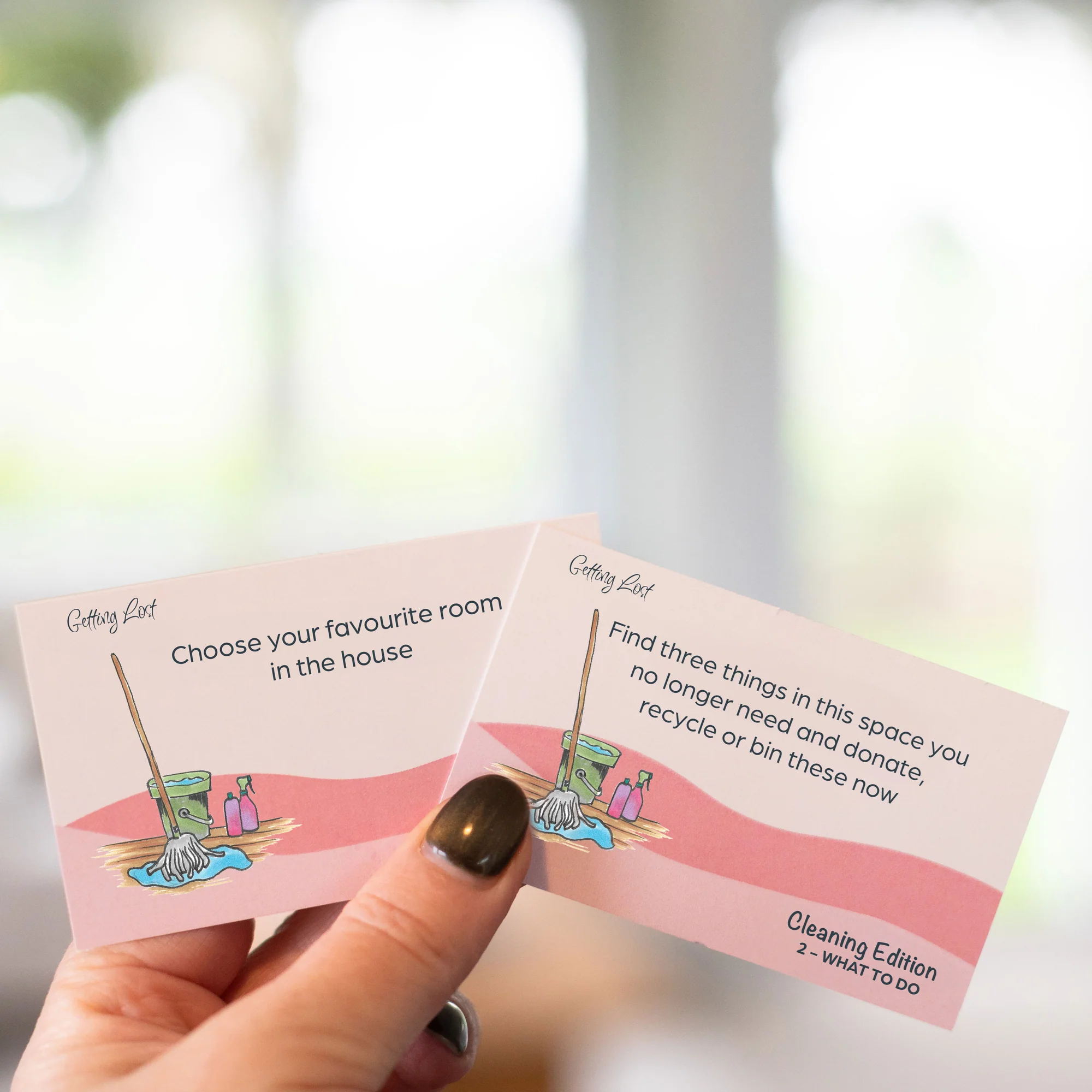 Getting Lost Card Game | The Cleaning Edition