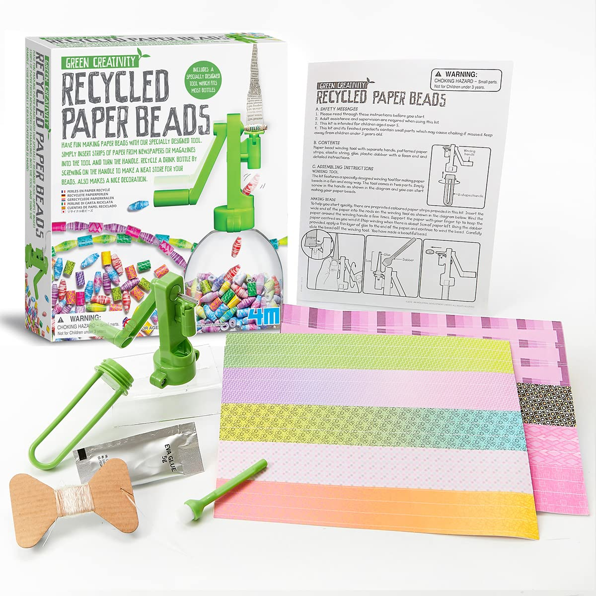 Green Science Recycled Paper Beads