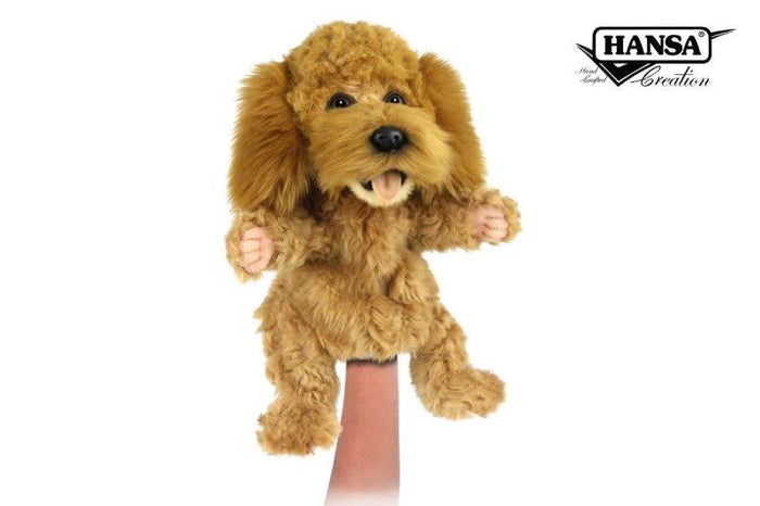 Hansa Poodle Puppet 28cm