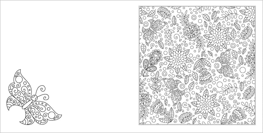 Happy Thoughts | Positive Vibes Colouring Book