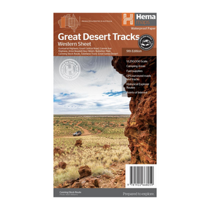 Hema Maps Great Desert Tracks | Western Sheet