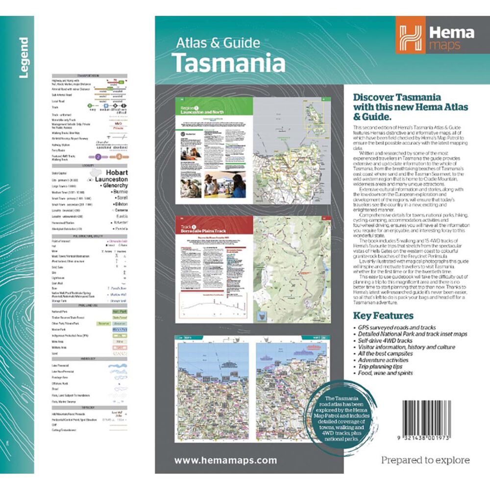 Hema Maps | Tasmania Atlas And Guide