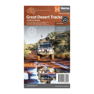 Hema Maps Great Desert Tracks | Central Sheet