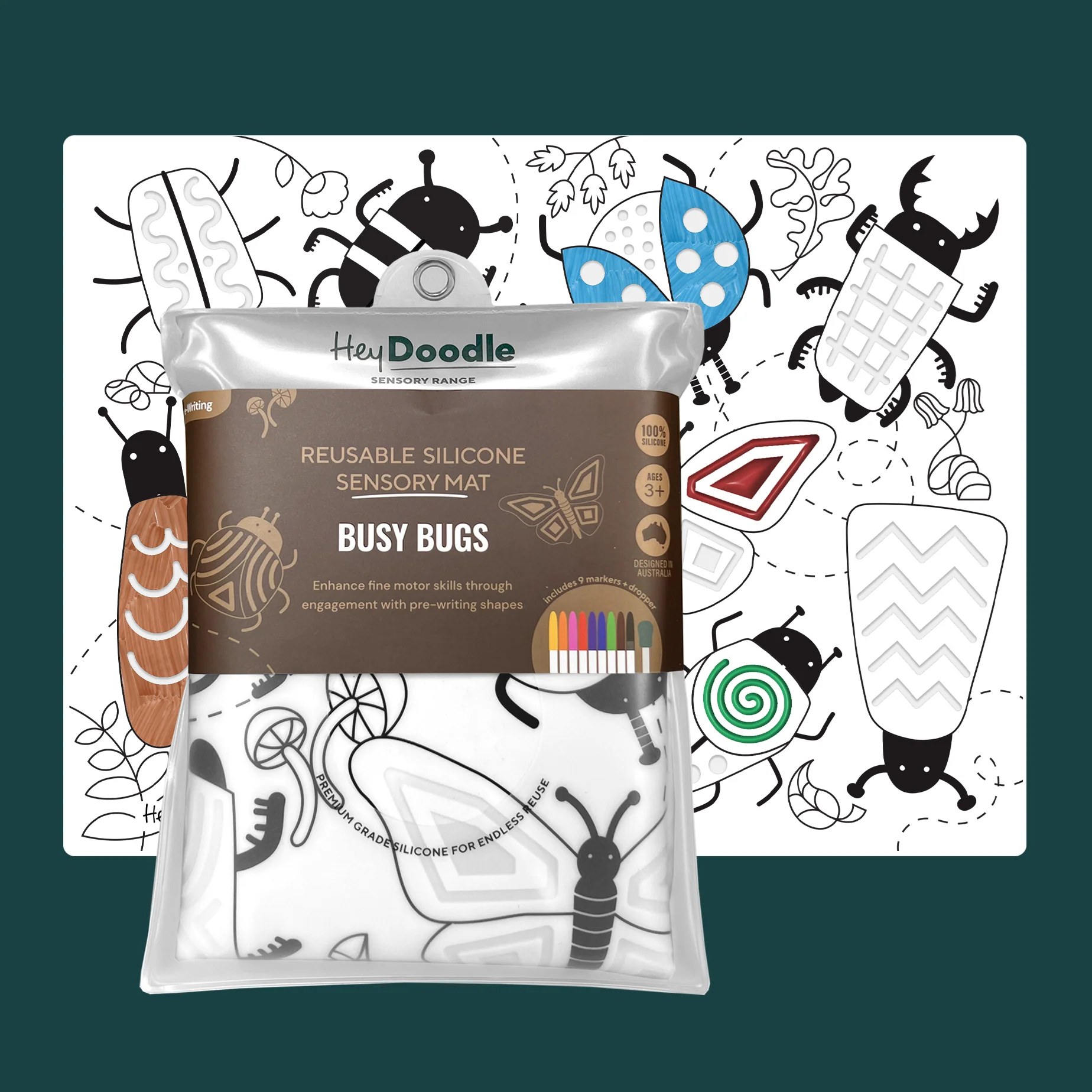 HeyDoodle Silicone Sensory Mat