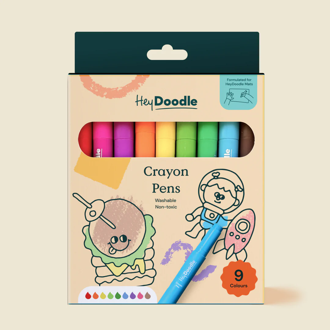HeyDoodle | Washable Crayon Pens