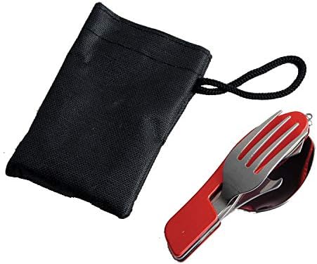 Adventurer's Pocket Knife, Fork & Spoon Set
